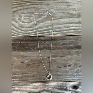 TIFFANY & CO. Elsa Peretti small open heart necklace